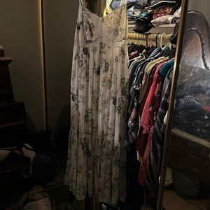 Torrid size 0 floral maxi dress